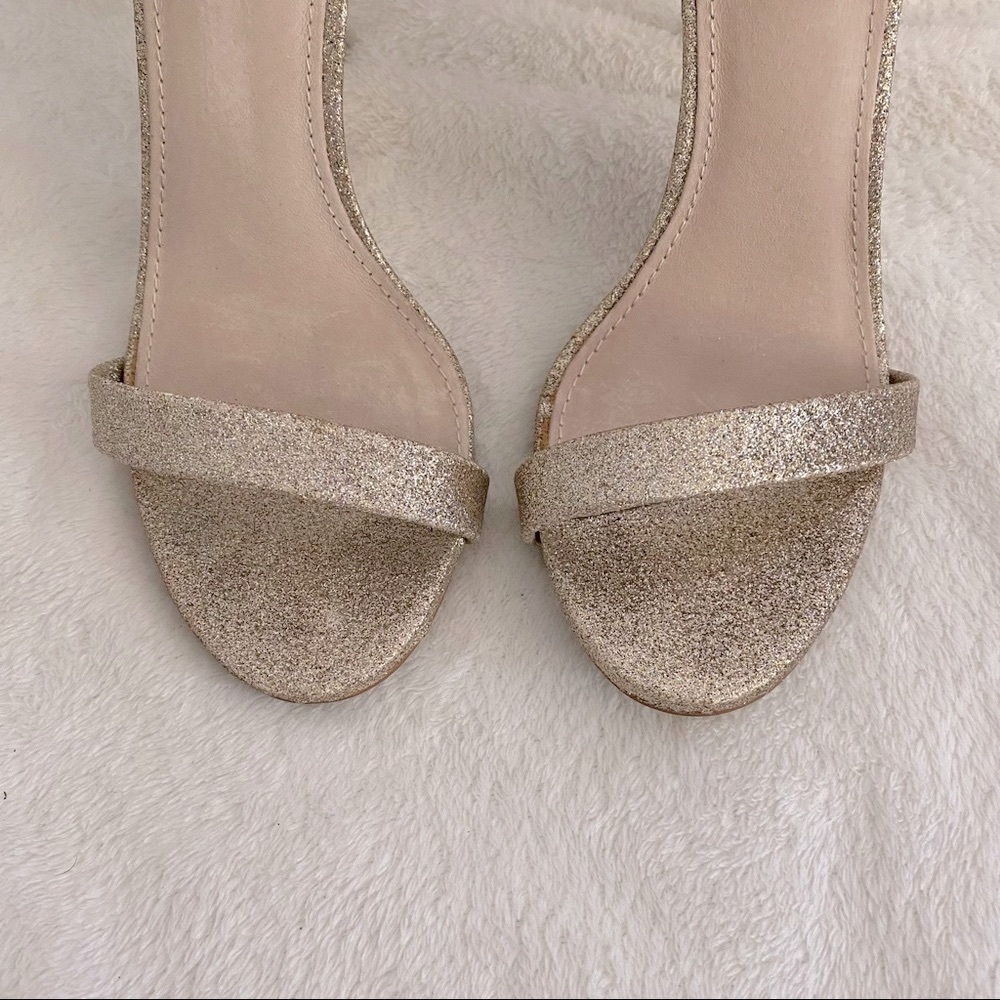 Steve Madden Heels, gold sparkle✨